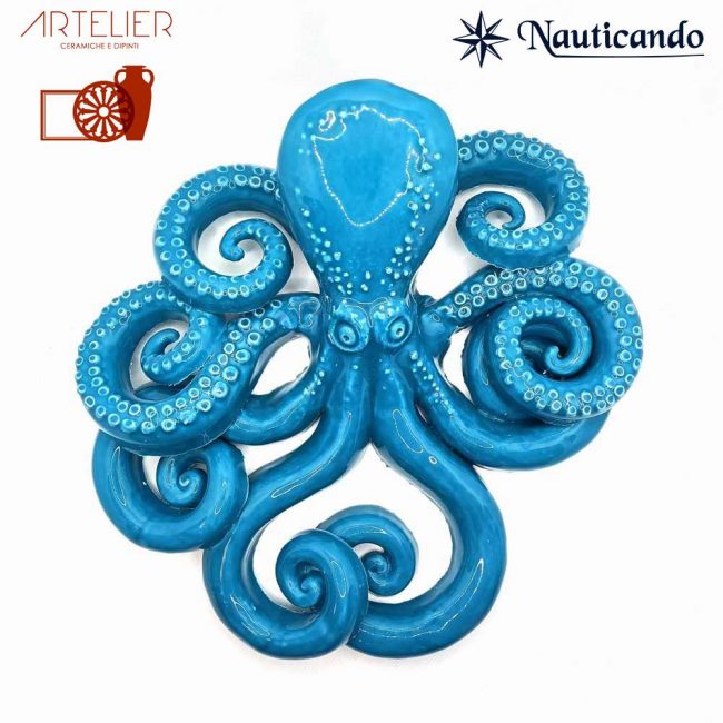 polpo 30cm turchese